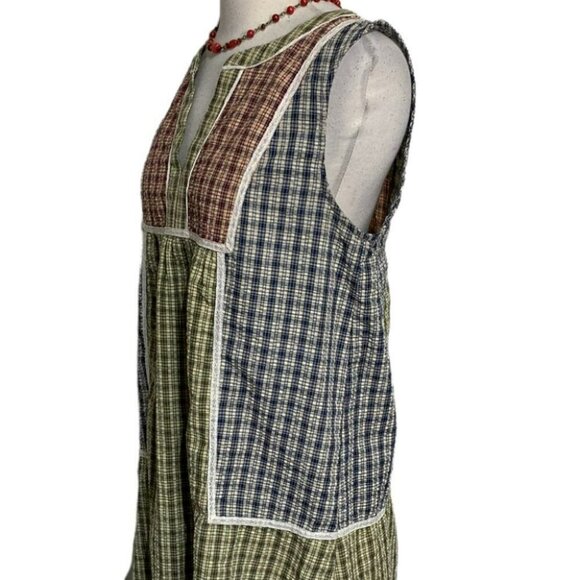 Anthropologie Multicolor Plaid Dress - Picture 8 of 8